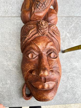 Drevená maska - kuba, 