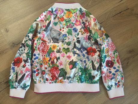 Leskla satenova bombera s podsivkou, h&m,122