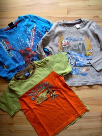 3ks tričko, 104–116