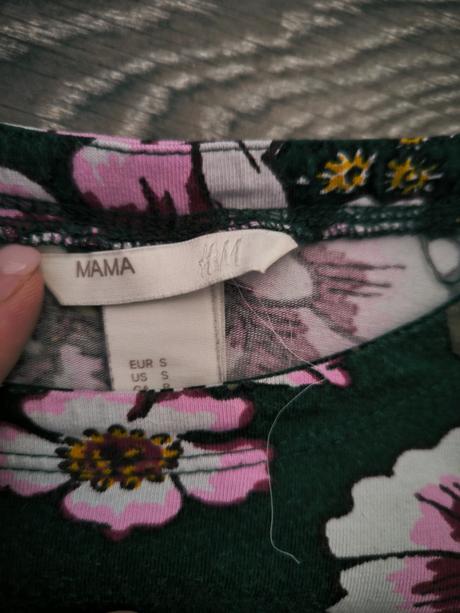 Tehotenské úpletové šaty, h&m,s