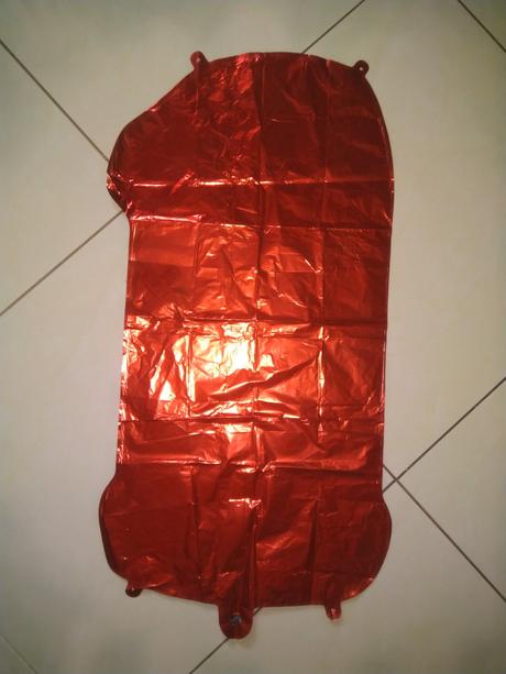 Balón na oslavu číslo 1 cerveny,