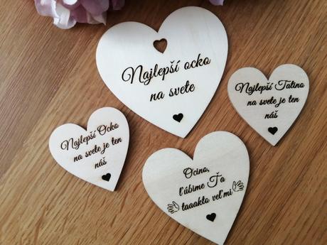 Drevená magnetka 5 cm,