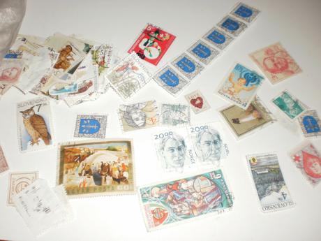 Poštové známky,