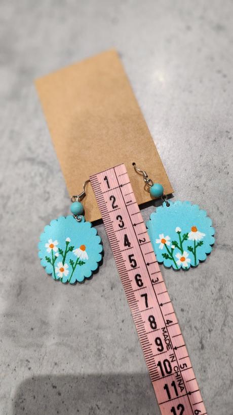 Tyrkysové ľahúčke náušnice, 