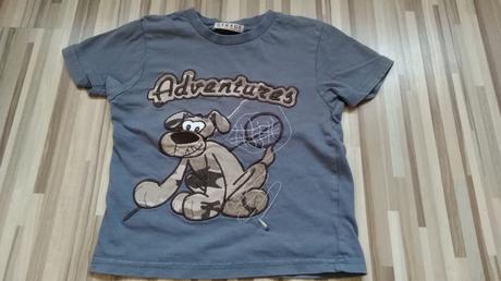 Tmavosive tricko so psom, george,92