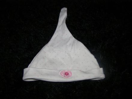 Bielo - bodkovaná oroginal čiapka zn. next, next,62