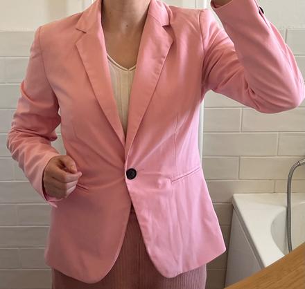 Bledoružové/marhuľové sako, zara, s/36, zara,s