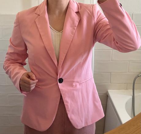 Bledoružové/marhuľové sako, zara, s/36, zara,s