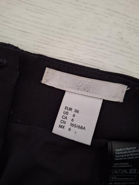 Elegantná sukna, h&m,36