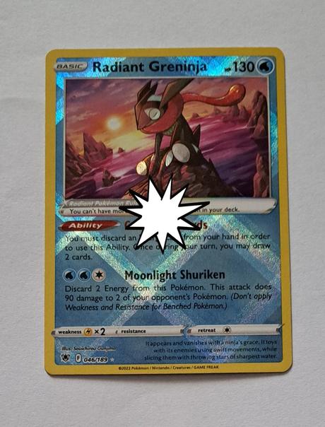 Pokémon karty - radiant, 