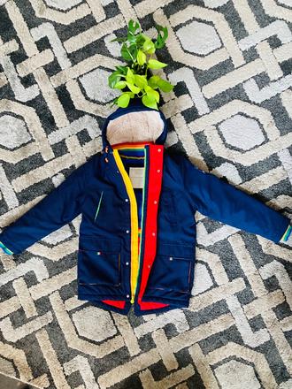 Nádherná zimná bunda zn.little bird vel.134/140, 134