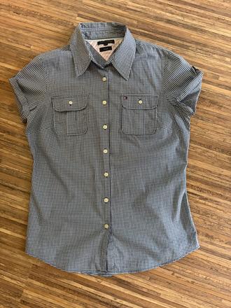Tommy hilfiger original blúzka 1x oblečená, tommy hilfiger,s