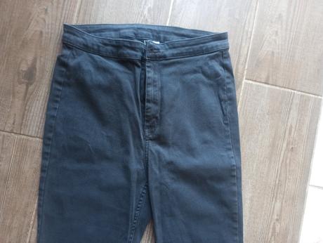 Tmavosivé skiny, h&m,36