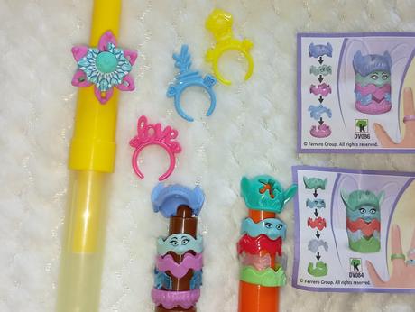 Prstene a náramky kinder surprise 3,