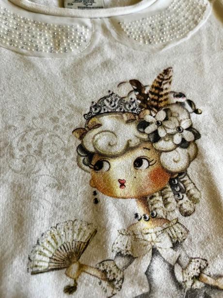 Tričko s dievčatkom barónkou 122/128, mayoral,122