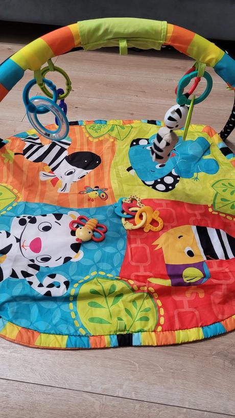 Hrazdicka, hracia deka bright star s hračkami, 