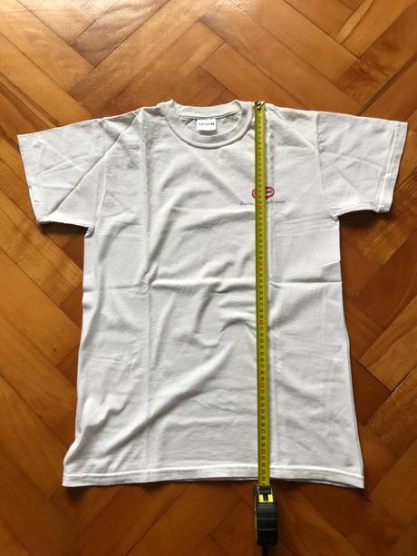 Biele bavlnené tričko, s