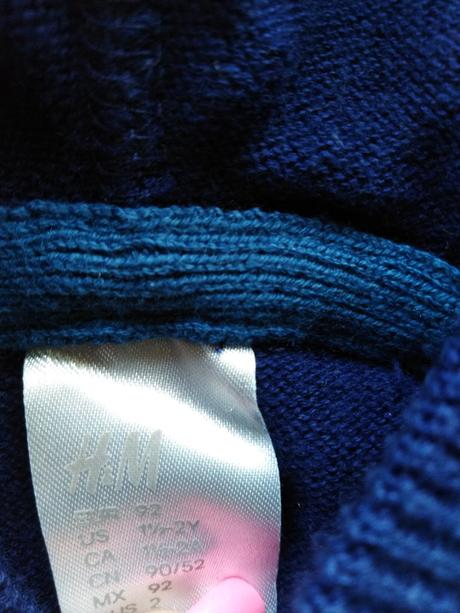 Svetrík s kapucňou, h&m,92