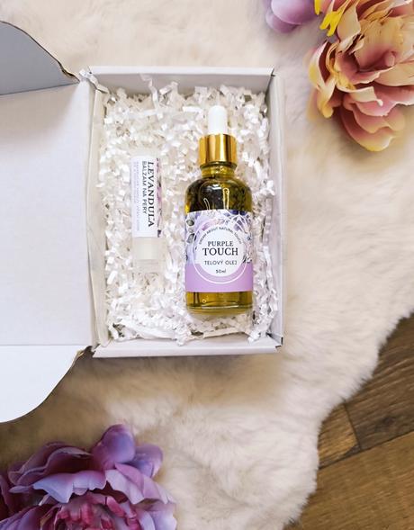 Handmade set - telový olej,balzam na perylevanduľa, 