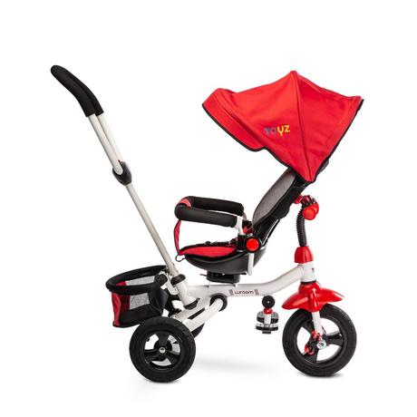 Otočná detská trojkolka red,