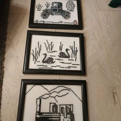 Obrazy  vyšívané, 