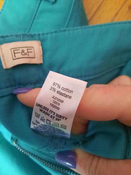 Dámske riflové nohavice, f&f,36