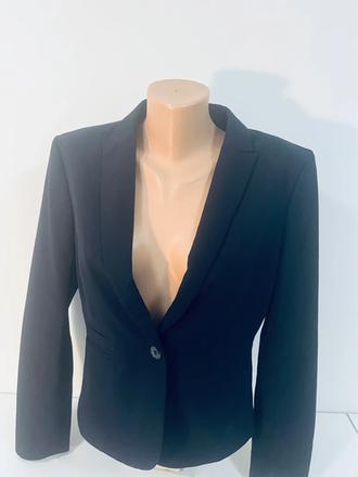 Elegantné čierne sako h&m  výborný stav, h&m,42