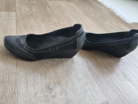 Lodičky, pohodlné, kožené, 37