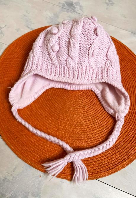 Teplá čiapka podšitá flisom 74/80, h&m,80