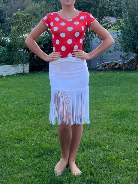 Tanečné šaty na spoločenské tance na stt a latinu, 152