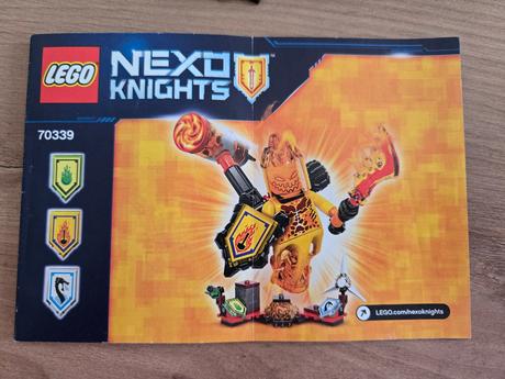 Lego nexo knights 70339 ultimate flama, 