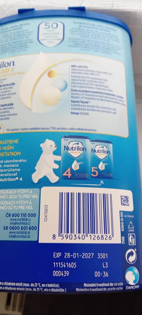 Nutrilon advanced 3, 