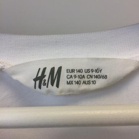 Tričko tenké jednorožec dievčenské č.140, 9-10y, h&m,140
