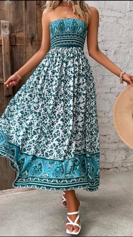 Šaty dlhé vzorované poštovné zdarma, l / m / s / xl