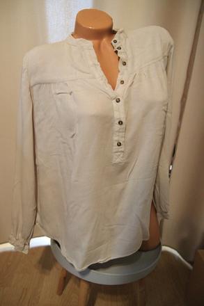 Béžová blúzka, h&m, h&m,s