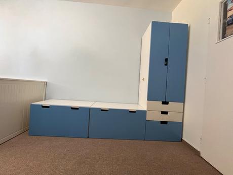 Ikea stuva skriňa a 2ks boxi,