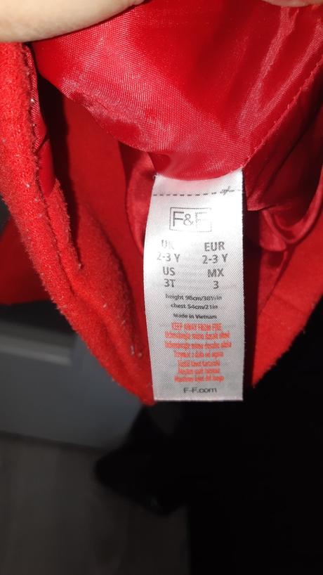 Cerveny prechodny kabatik, f&f,98