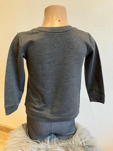 Dievčenská mikina s flitrami zajačik h&m (2-4 r.), h&m,98