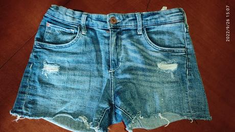 Riflové kraťasy h&m veľ.152, h&m,152