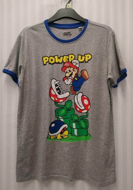 Sivé tričko s motívom mario, 158-164, 164