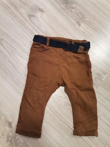 Chlapčenske hnedé nohavice, h&m,74