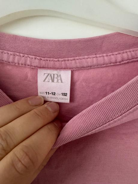 Tričko s vyblednutym efektom, zara,152
