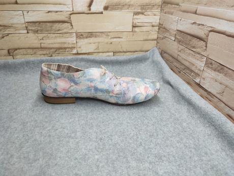 Rieker 40 - dámske kvetinové poltopánky, rieker,40