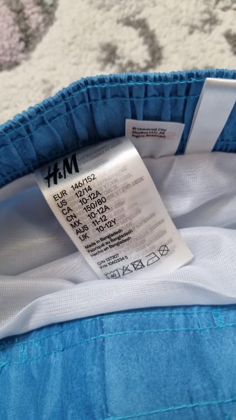 B3452 plavky, h&m,146