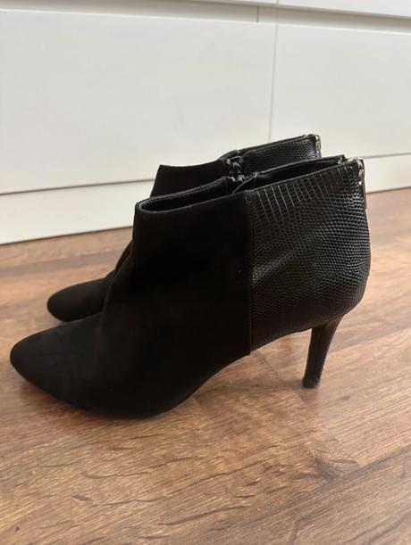 Čierne členkové čižmy f&f, f&f,40