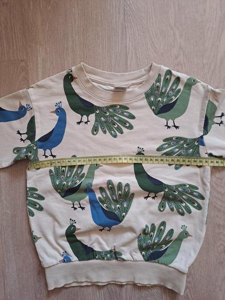 Mikina lindex o8 /104 vtaky / pavy, lindex,98