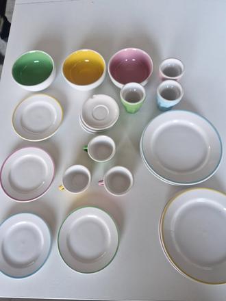 Detský porcelánový riad ikea, 