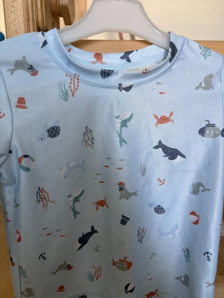 Spf / uv tričko dlhy rukav, h&m,86