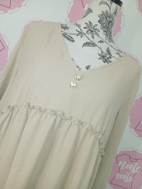 Béžová tunika / mini šaty l/xl, l