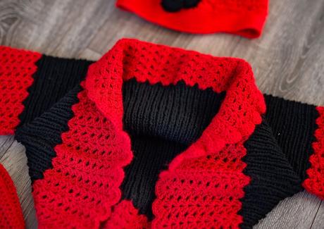 Prekrásny štrikovaný set, 140/152, 140